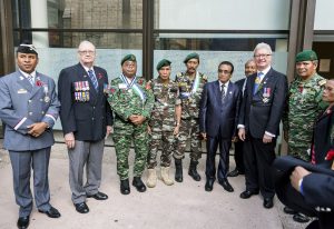 Veterans with Qld Governor, Timor-Leste President-elect and SOM Australian Association President 2017